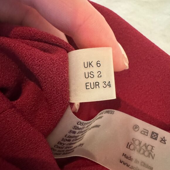 Solace London Strapless Long Dress - Picture 5 of 8